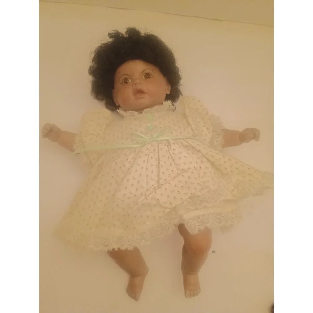 African American Porcelain Doll 13